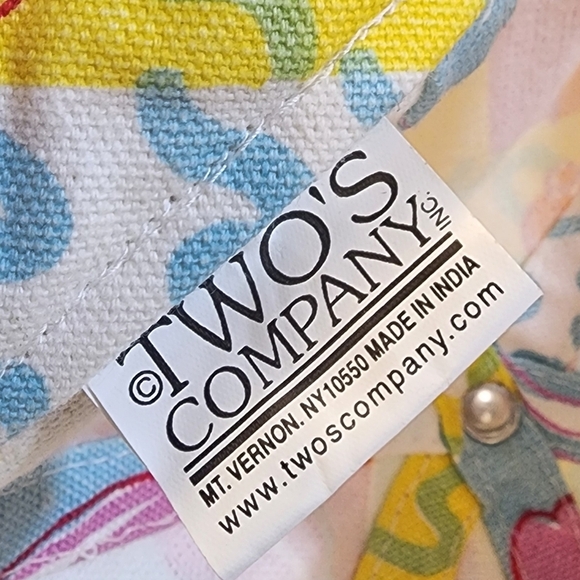 TWO'S COMPANY Women's Floral cotton Adjustable Baseball Cap OS - Picture 11 of 13